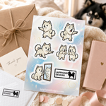Finnish Lapphund Pointing Reactions Sticker Sheet – Calling Out, Surprise & “Look Over There” Expressions Finnish Lapphund sticker sheet as a gift