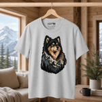 Finnish Lapphund Mountain Spirit T-Shirt Finnish Lapphund t-shirt