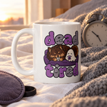 Finnish Lapphund Dead Tired Halloween Mug Finnish Lapphund ceramic mug
