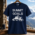 Summit Goals Mountain Adventure T-Shirt - Finnish Lapphund Hiking Tee Finnish Lapphund t-shirt