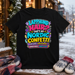 Finnish Lapphund Nordic Confetti T-Shirt Finnish Lapphund t-shirt