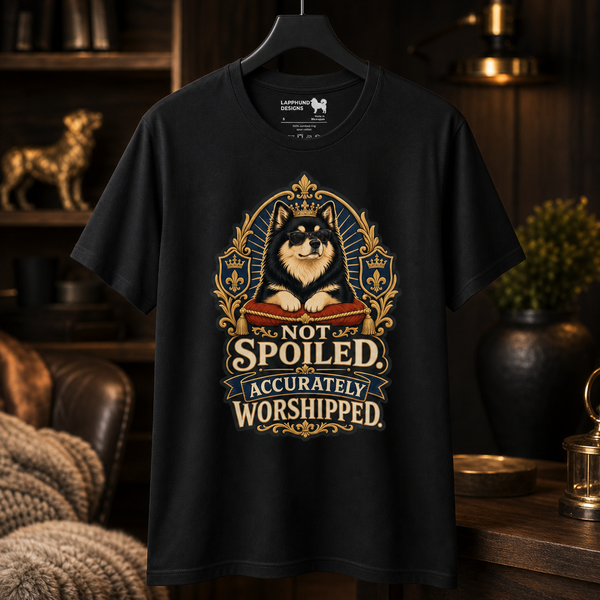 Finnish Lapphund Accurately Worshipped T-Shirt Finnish Lapphund t-shirt