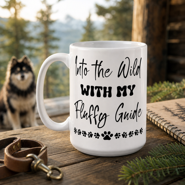 Finnish Lapphund Mug Into Wild Fluffy Guide Pet Fan Gift Finnish Lapphund ceramic mug