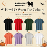Bella+Canvas 3001 colour options for the Finnish Lapphund Spooky But Make It Fluffy T-Shirt Finnish Lapphund t-shirt