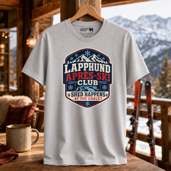 Finnish Lapphund Apres-Ski Club T-Shirt Finnish Lapphund t-shirt
