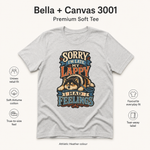 Bella+Canvas 3001 size and fit guide for the Finnish Lapphund My Lappy Had Feelings T-Shirt Finnish Lapphund t-shirt