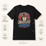 Bella+Canvas 3001 size and fit guide for the Finnish Lapphund Emotionally Manipulated T-Shirt Finnish Lapphund t-shirt