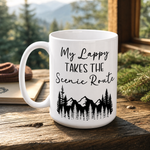 Finnish Lapphund Mug Lappy Scenic Route Dog Owner Gift Finnish Lapphund ceramic mug