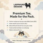 Bella+Canvas 3001 size and fit guide for the Finnish Lapphund Floof Cloud T-Shirt Finnish Lapphund t-shirt