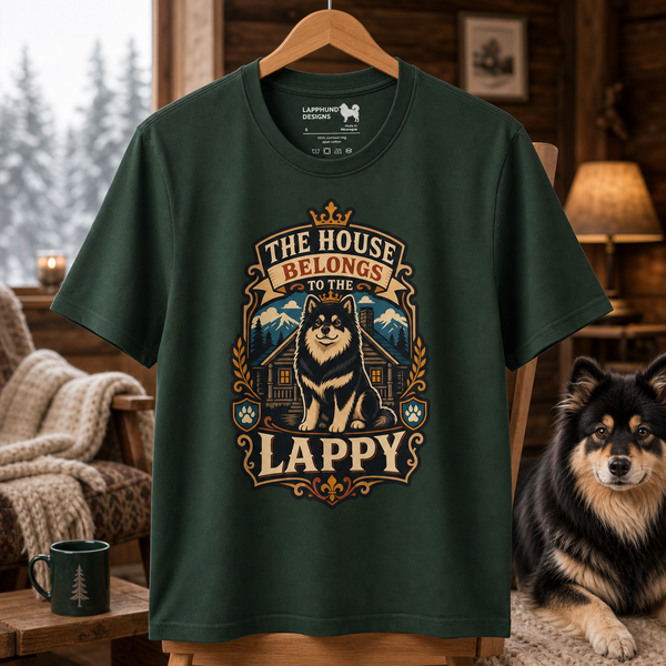 Finnish Lapphund House Belongs To The Lappy T-Shirt Finnish Lapphund t-shirt