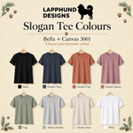 Bella+Canvas 3001 colour options for the Finnish Lapphund Mama T-Shirt Finnish Lapphund t-shirt