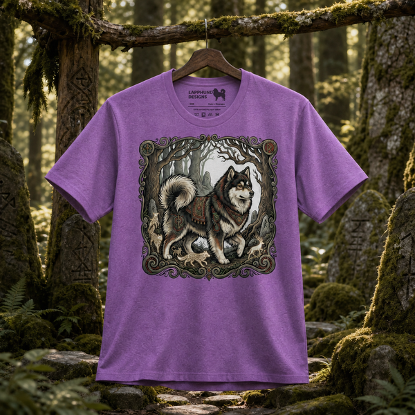 Finnish Lapphund Ancient Forest Guardian Nordic Heritage T-Shirt Finnish Lapphund t-shirt