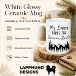 Care and product info for the Finnish Lapphund Mug Lappy Scenic Route Dog Owner Gift Finnish Lapphund mug