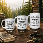 Finnish Lapphund Mug Into Wild Fluffy Guide Pet Fan Gift Finnish Lapphund mug size lineup, 11oz 15oz and 20oz