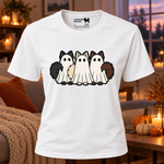 Finnish Lapphund Three Little Boos Halloween T-Shirt Finnish Lapphund t-shirt