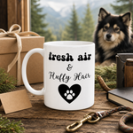 Finnish Lapphund Mug Fresh Air Fluffy Hair Nordic Gift Finnish Lapphund mug as a gift