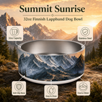 Summit Sunrise Finnish Lapphund 32oz dog bowl features and specs