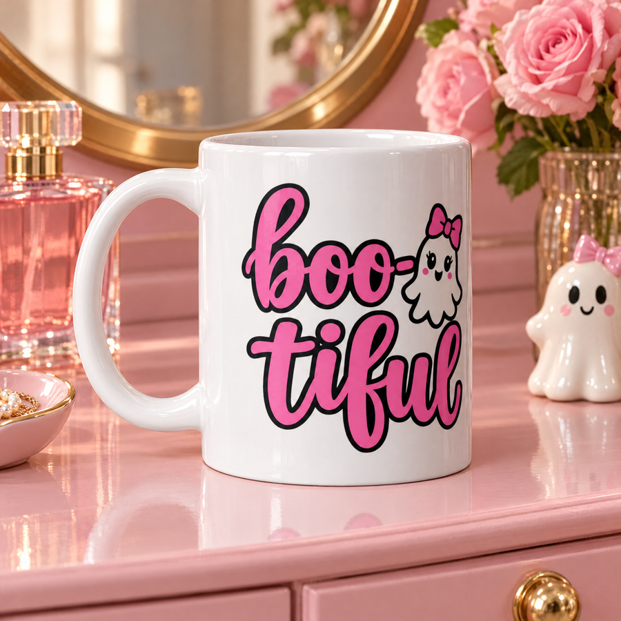 Finnish Lapphund Boo-tiful Halloween Mug Finnish Lapphund ceramic mug