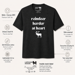 Bella+Canvas 3001 size and fit guide for the Reindeer Herder at Heart Finnish Lapphund T-Shirt Finnish Lapphund t-shirt