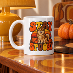 Finnish Lapphund Stay Spooky Halloween Mug Finnish Lapphund ceramic mug