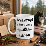 Finnish Lapphund Mug Adventure Better Lappy Dog Lover Gift Finnish Lapphund mug as a gift