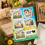 Finnish Lapphund Spring Meadows Sticker Sheet – Flowers, Sunshine & Playful Joy Finnish Lapphund sticker sheet as a gift
