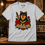 Finnish Lapphund Good Dog Energy Tattoo T-Shirt Finnish Lapphund t-shirt