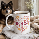 Finnish Lapphund Mug Dogs Heart Floral Nordic Pet Gift Finnish Lapphund mug in use