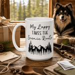 Finnish Lapphund Mug Lappy Scenic Route Dog Owner Gift Finnish Lapphund mug as a gift