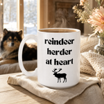 Finnish Lapphund Mug Reindeer Herder Nordic Dog Gift Finnish Lapphund mug in use