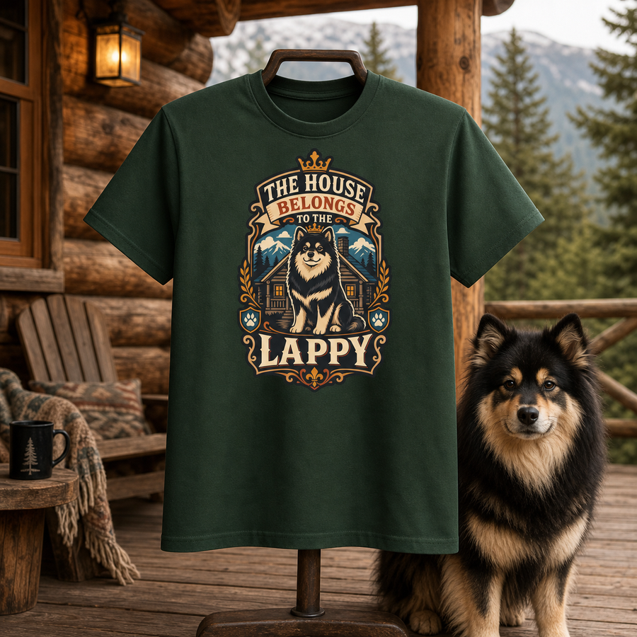 Finnish Lapphund House Belongs To The Lappy T-Shirt Finnish Lapphund t-shirt