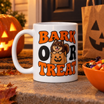 Finnish Lapphund Bark or Treat Halloween Mug Finnish Lapphund ceramic mug