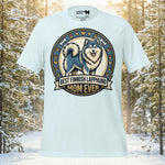 Finnish Lapphund Best Mom Ever t-shirt with circular badge design and heart accents