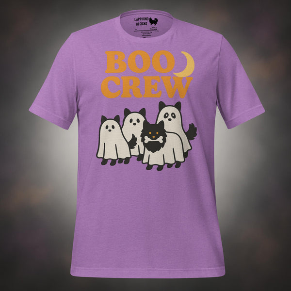 Boo Crew Finnish Lapphund Halloween t-shirt in purple