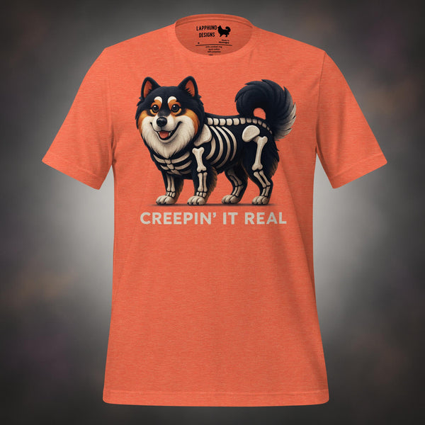 Creepin’ It Real Finnish Lapphund Halloween T-Shirt