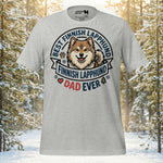 Finnish Lapphund dad ever t-shirt with proud dog dad slogan artwork