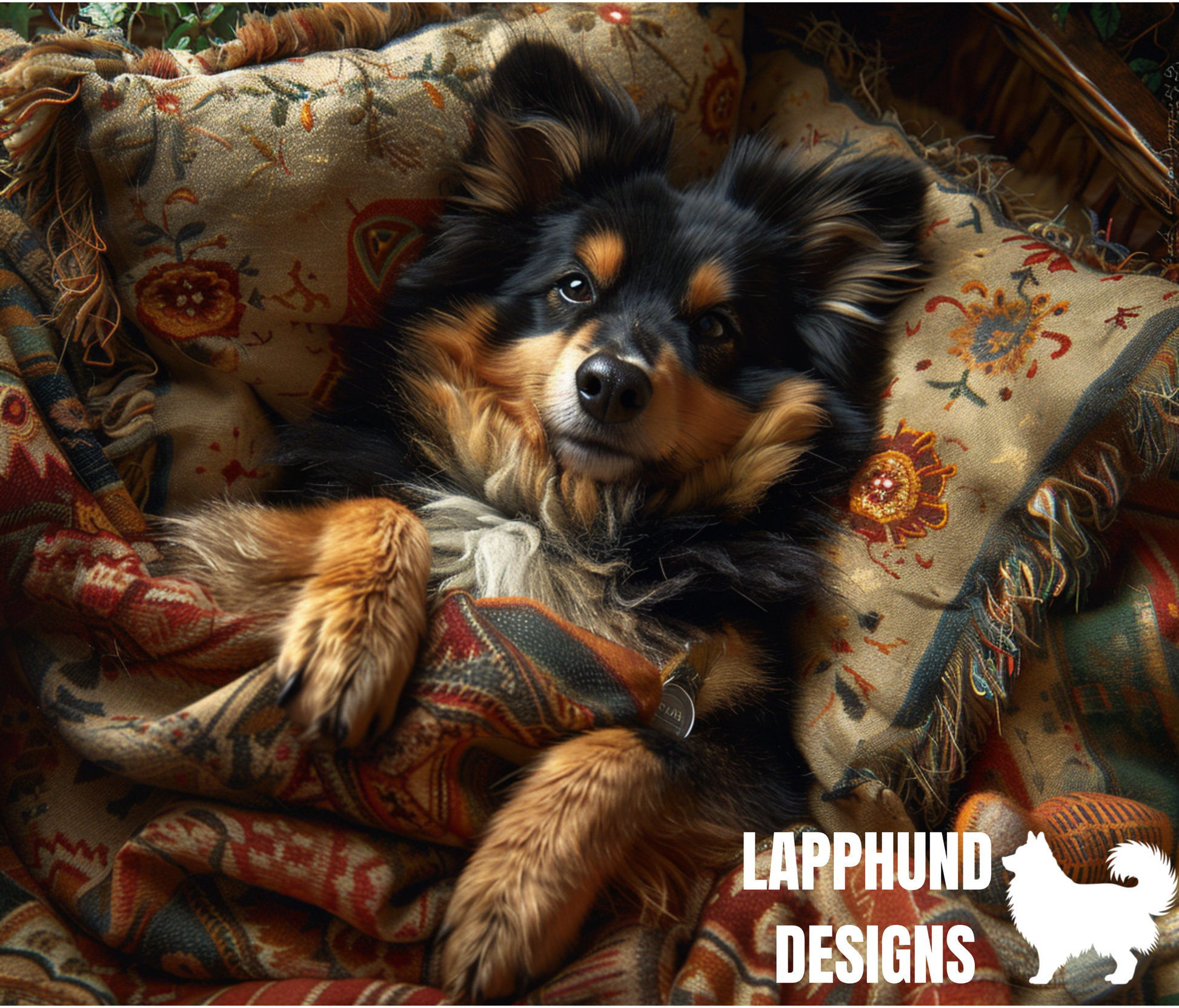 Finnish Lapphund Fireside Comfort Wild Lappy Tumbler 20oz
