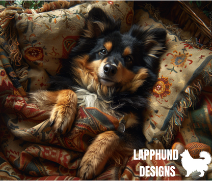 Finnish Lapphund Fireside Comfort Wild Lappy Tumbler 20oz