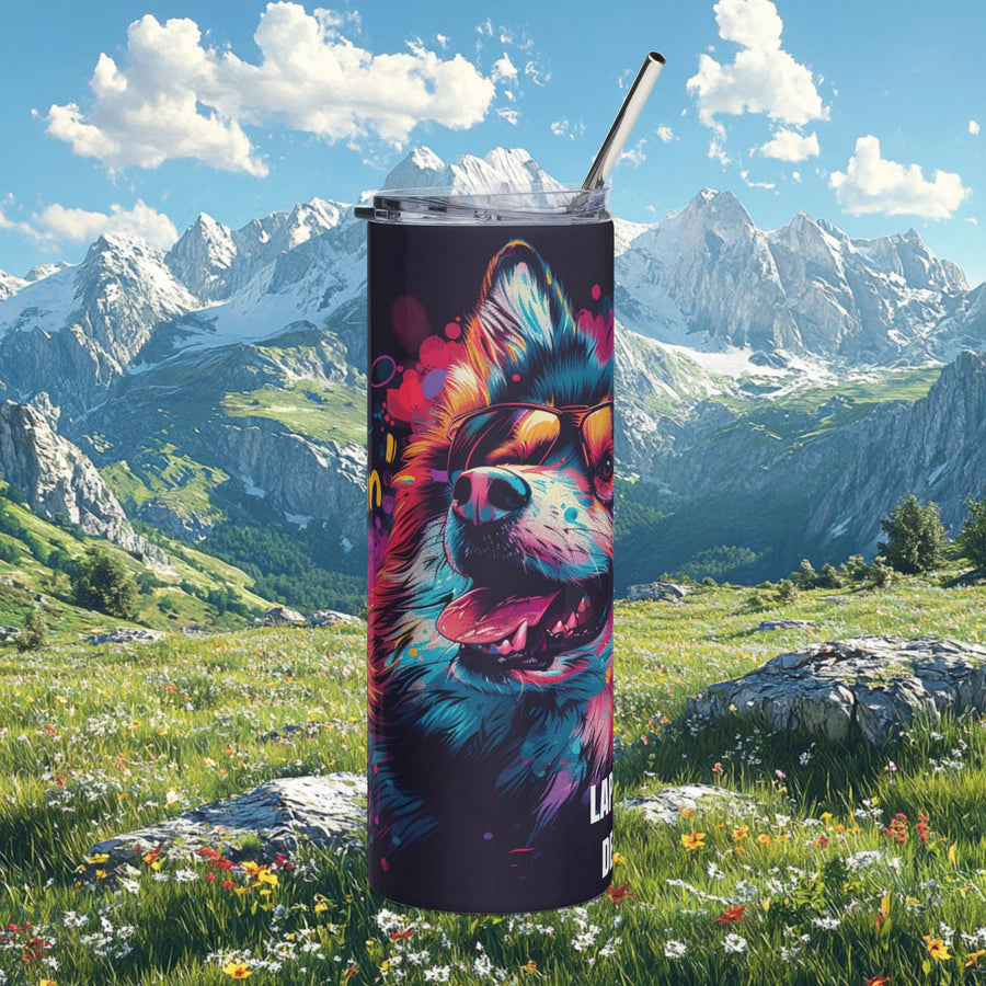 Finnish Lapphund Fur-ever Rockin’ It Wild Lappy Tumbler 20oz