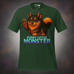 Furry Little Monster Finnish Lapphund Halloween T-Shirt green edition