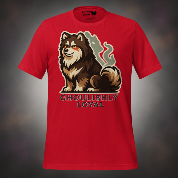Ghoulishly Loyal Finnish Lapphund Halloween T-Shirt