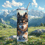 Snow Burst Finnish Lapphund Wild Lappy Tumbler 20oz