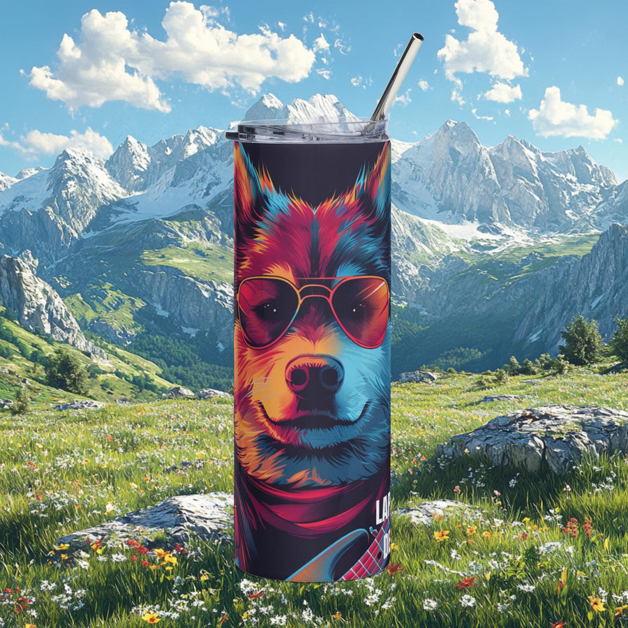 Finnish Lapphund Sunset Solo Wild Lappy Tumbler 20oz