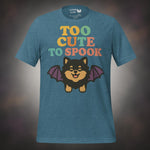 Too Cute to Spook Finnish Lapphund Halloween t-shirt in blue