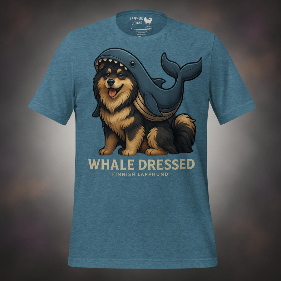 Whale Dressed Finnish Lapphund Halloween T-Shirt
