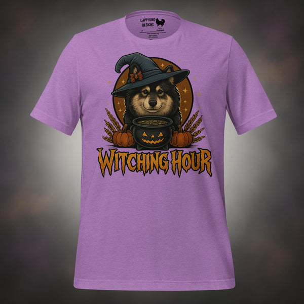 Witching Hour Finnish Lapphund Halloween T-Shirt