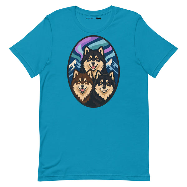 Finnish Lapphund Aurora Trio T-Shirt | Lapphund Designs