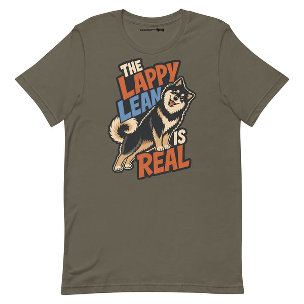 Finnish Lapphund The Lappy Lean Is Real T-Shirt | Lapphund Designs