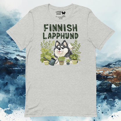 Plant Lover Lapphund T-Shirt – Finnish Lapphund Gardening Design