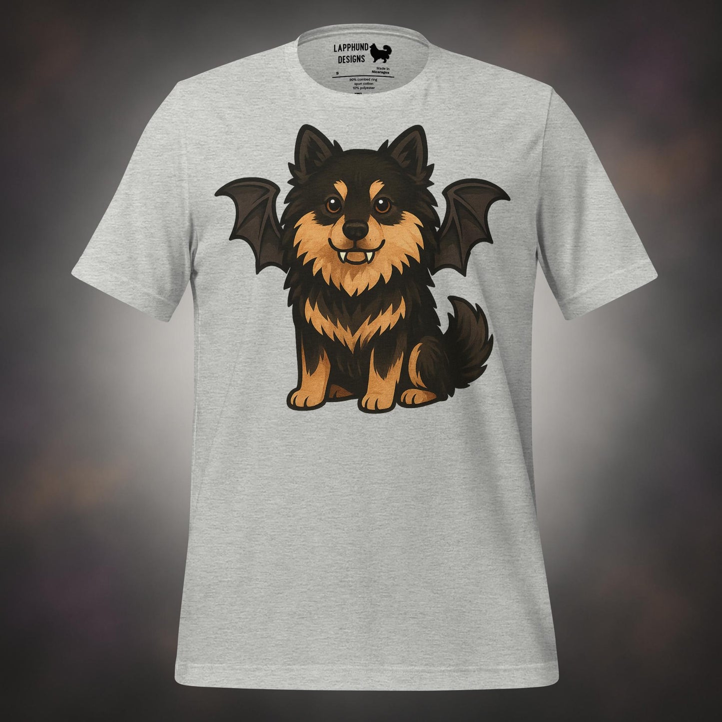 Finnish Lapphund Bat Pup Halloween T-Shirt